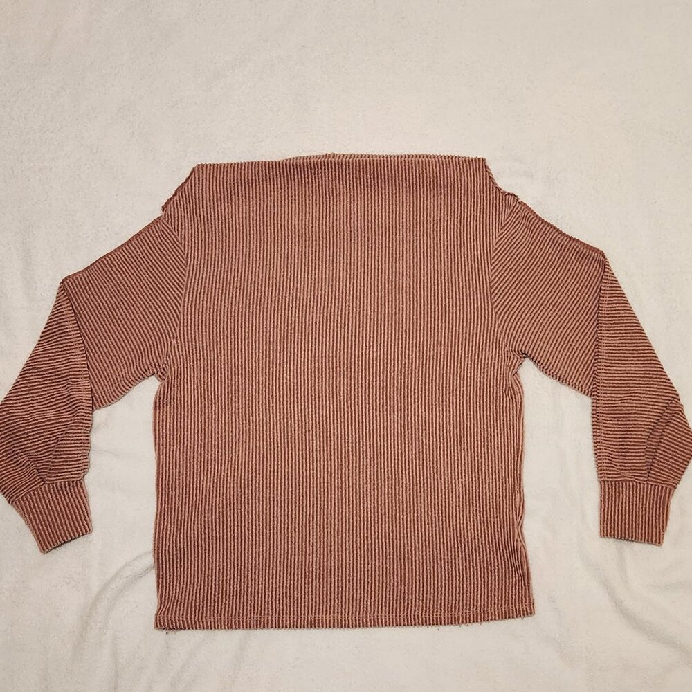 Gibson Look, pink ribbed sweater, size S